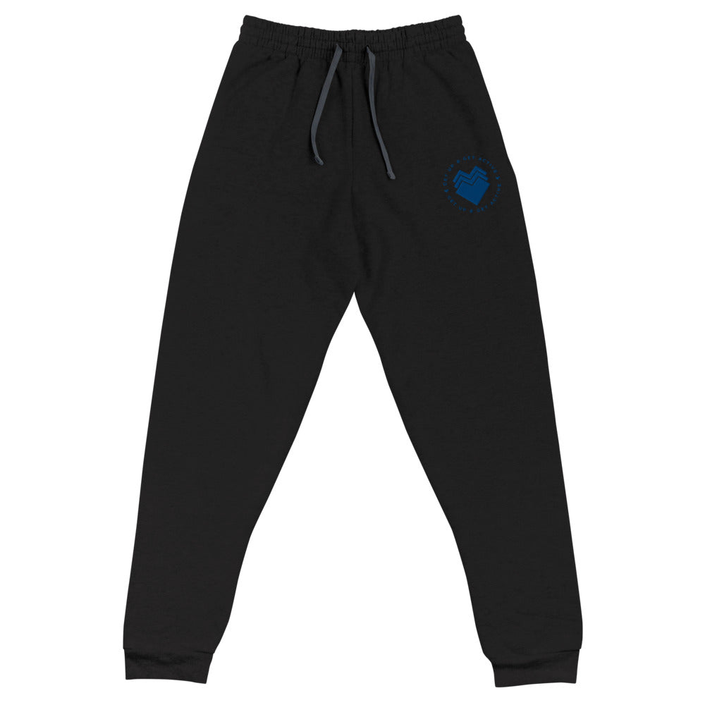 GUGA Signature Unisex Joggers-Blue