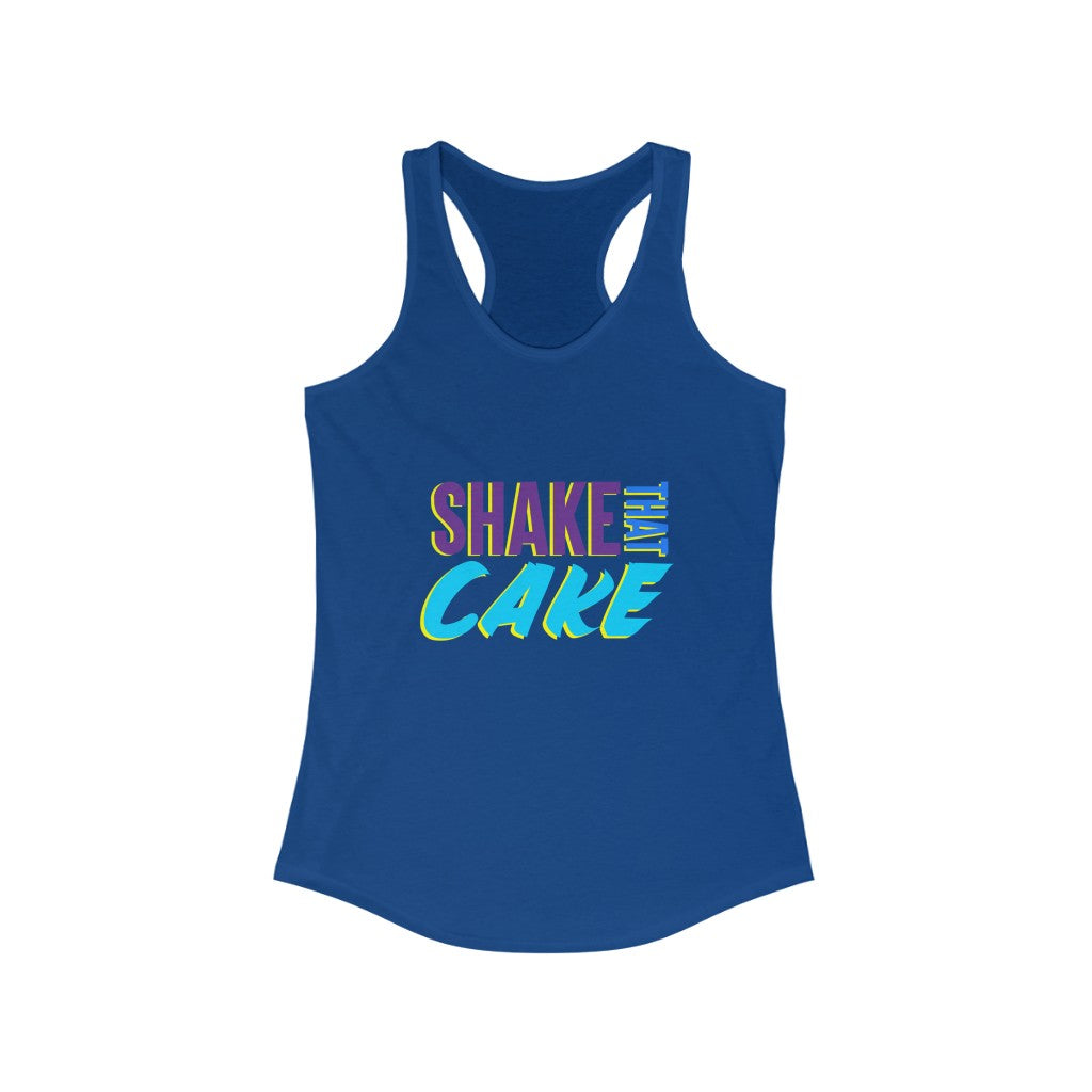 Shake That Cake Racerback Tank