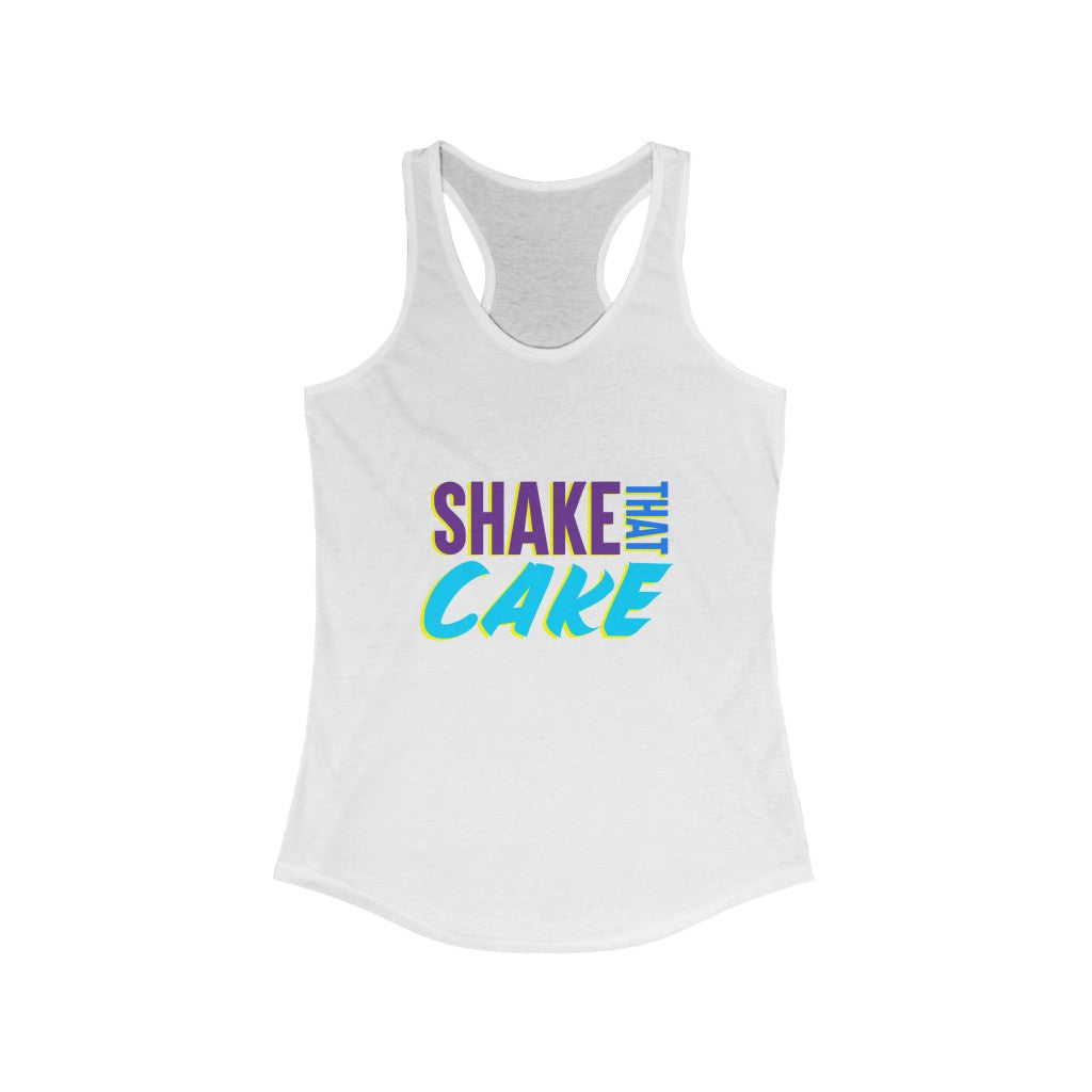 Shake That Cake Racerback Tank