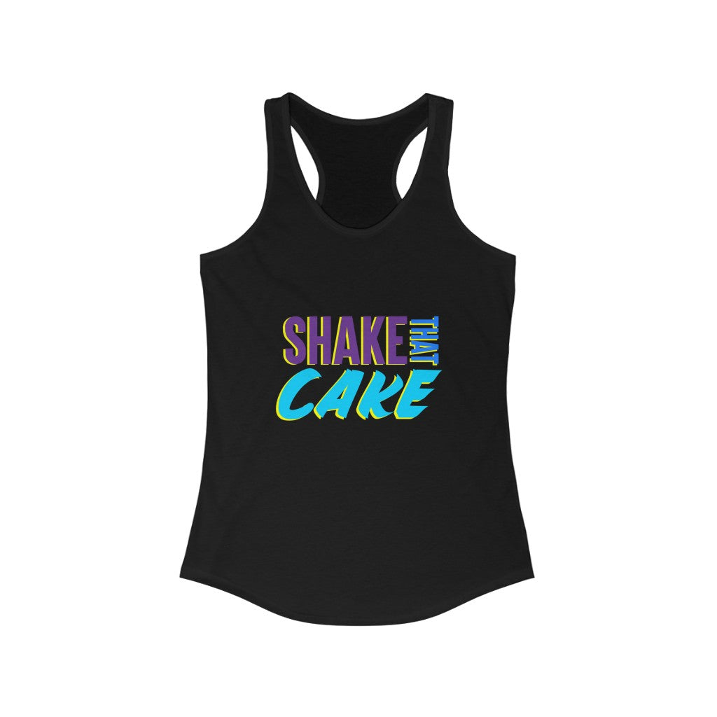 Shake That Cake Racerback Tank