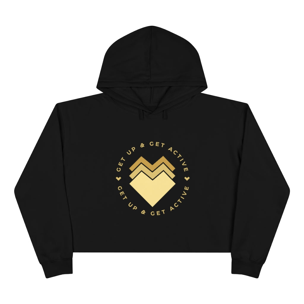 GUGA Goes Gold Crop Hoodie